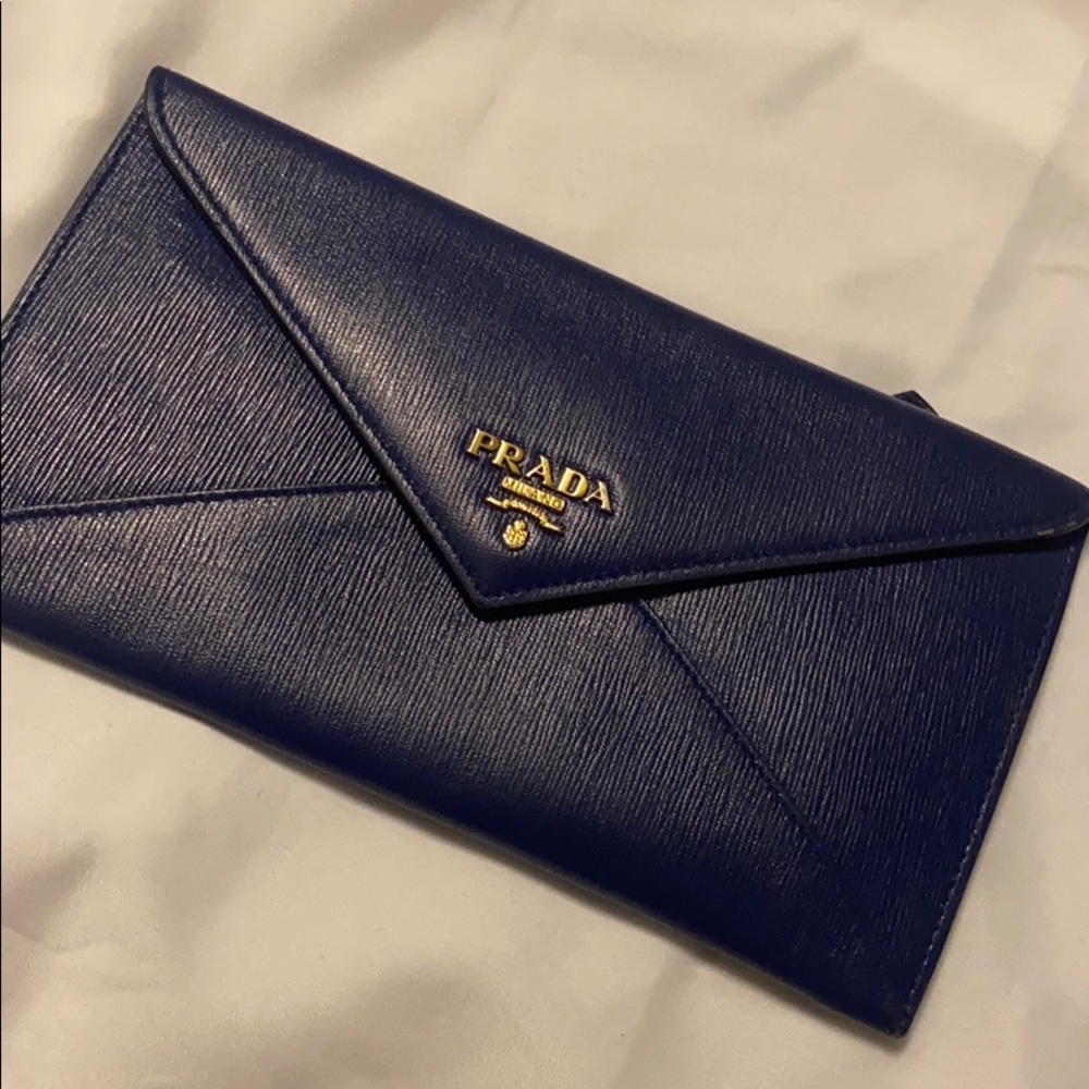 Prada Wallet in blue